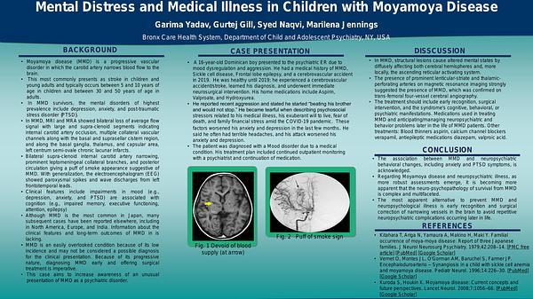 Mental Distress and Medical Illness in Children and Adolescents with MoyaMoya Disease