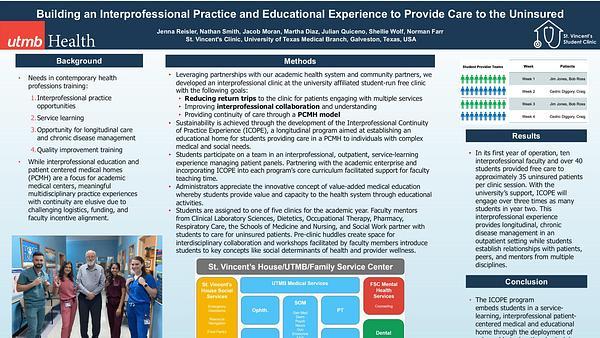 Building an Interprofessional Practice and Educational Experience to Provide Care to the Uninsured