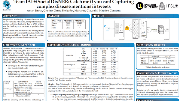 Catchme if you can! Capturing complex diseasementions in tweets