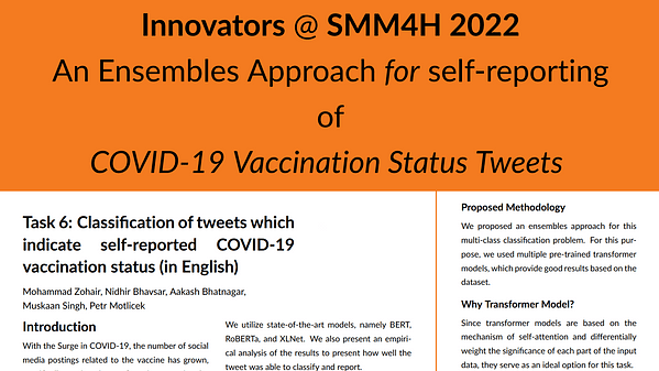 An Ensembles Approach for self-reporting of COVID-19 Vaccination Status Tweets