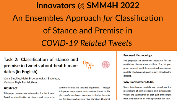 An Ensembles Approach for Classification of Stance and Premise in COVID-19 Related Tweets
