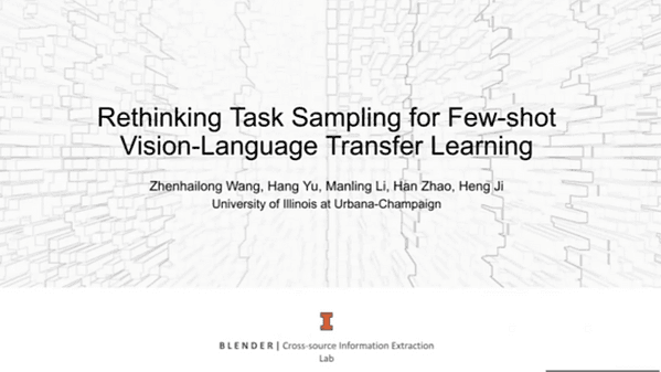 Rethinking Task Sampling for Few-shot Vision-Language Transfer Learning