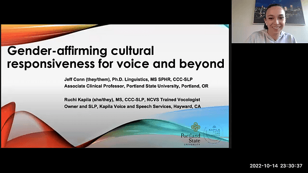 Gender-Affirming Cultural Responsiveness for Voice and Beyond
