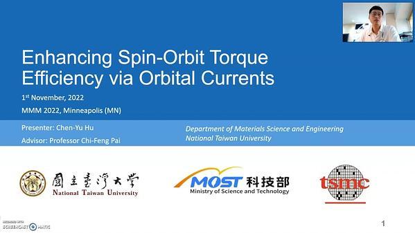 Enhancing Spin Orbit Torque Efficiency via Orbital Currents