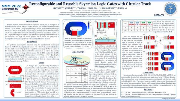 Reconfigurable Skyrmion Logic Gates with Circular Track