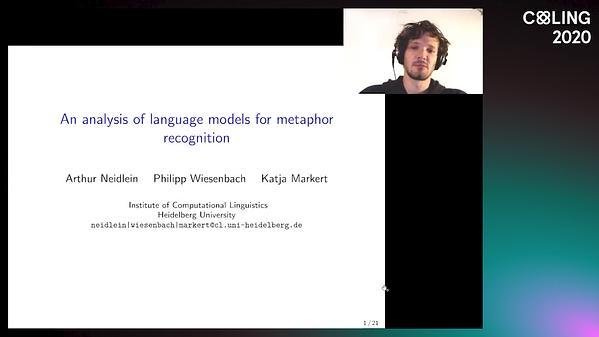 An analysis of language models for metaphor recognition