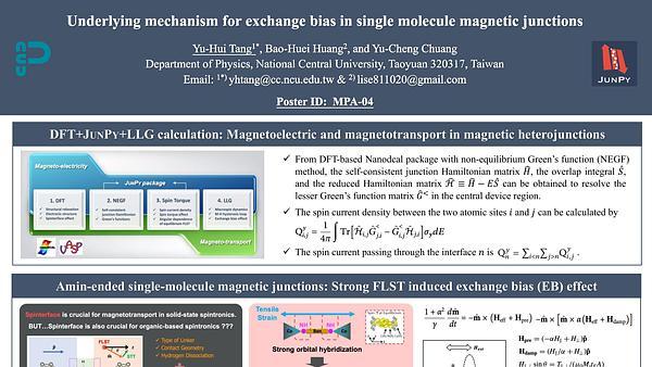 Underlying mechanism for exchange bias in single molecule magnetic junctions