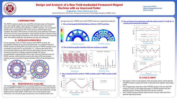 Design and Analysis of a New Field modulated Permanent Magnet Machine with an Improved PM Rotor