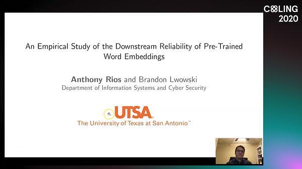 An Empirical Study of the Downstream Reliability of Pre-Trained Word Embeddings