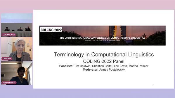 Terminology in CL