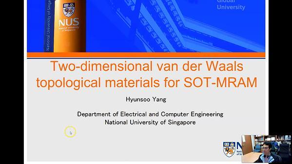 Two dimensional van der Waals topological materials for SOT