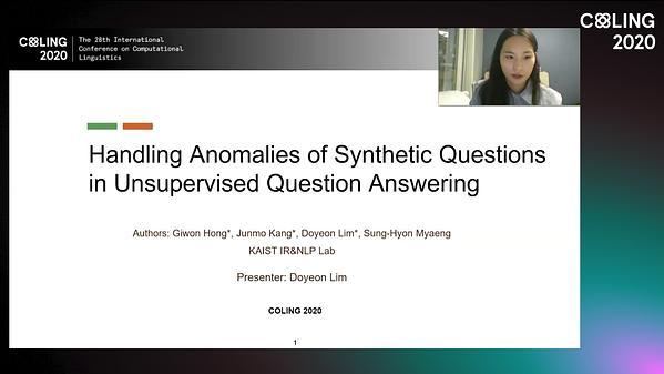 Handling Anomalies of Synthetic Questions in Unsupervised Question Answering