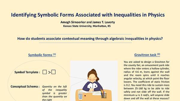 Identifying Symbolic Forms Associated with Inequalities in Physics