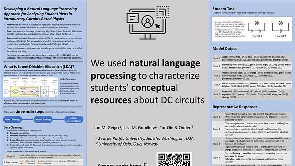 Developing a natural language processing approach for analyzing student ideas in introductory calculus-based physics