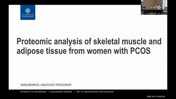 Proteomic analysis of skeletal muscle and adipose tissue from women with PCOS