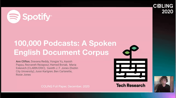 100,000 Podcasts: A Spoken English Document Corpus