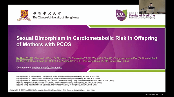 Sexual dimorphism in cardiometabolic risk in offspring of mothers with PCOS