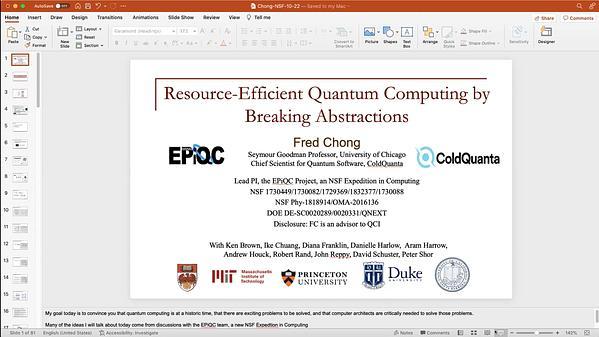 Resource-Efficient Quantum Computing by Breaking Abstractions
