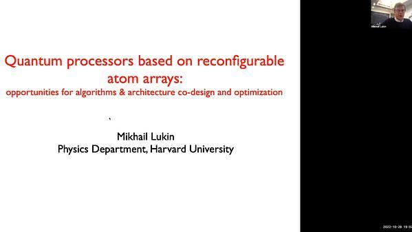 Quantum processors based on reconfigurable atom arrays