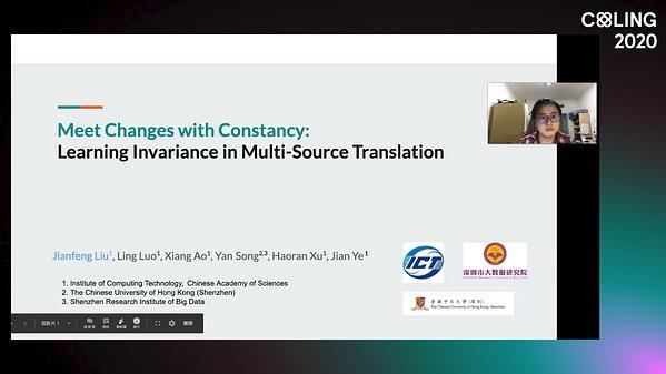 Meet Changes with Constancy: Learning Invariance in Multi-Source Translation