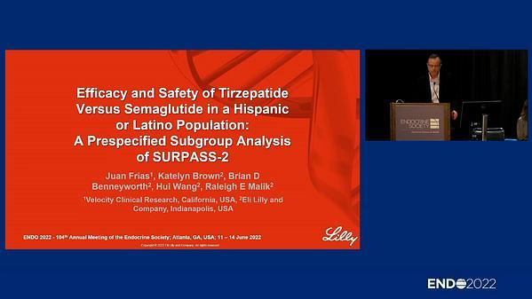 Efficacy and Safety of Tirzepatide Versus Semaglutide in a Hispanic or Latino Population: A Prespecified Subgroup Analysis of SURPASS-2