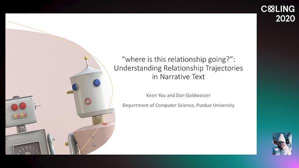"where is this relationship going?": Understanding Relationship Trajectories in Narrative Text