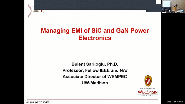 Managing EMI of SiC power electronics
