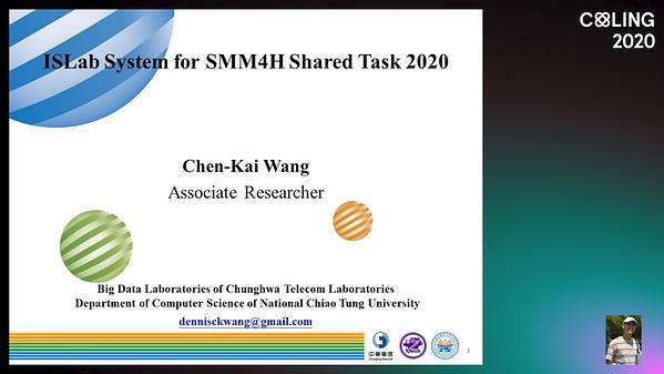 ISLab System for SMM4H Shared Task 2020