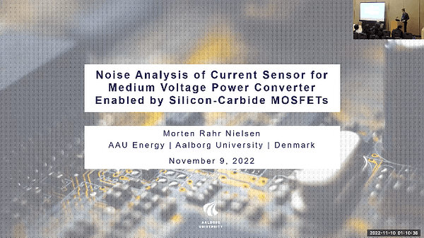 Noise Analysis of Current Sensor for Medium Voltage Power Converter Enabled by Silicon-Carbide MOSFETs