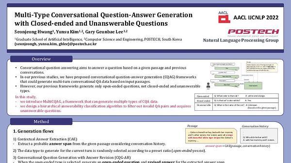 Multi-Type Conversational Question-Answer Generation with Closed-ended and Unanswerable Questions