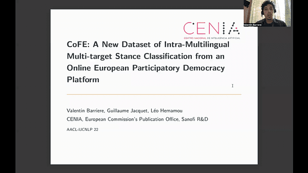 CoFE: A New Dataset of Intra-Multilingual Multi-target Stance Classification from an Online European Participatory Democracy Platform