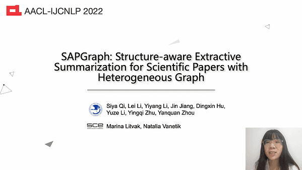 SAPGraph: Structure-aware Extractive Summarization for Scientific Papers with Heterogeneous Graph