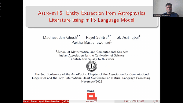 Astro-mT5: Entity Extraction from Astrophysics Literature using mT5 Language Model