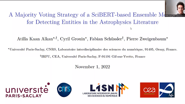 A Majority Voting Strategy of a SciBERT-based Ensemble Models for Detecting Entities in the Astrophysics Literature (Shared Task)