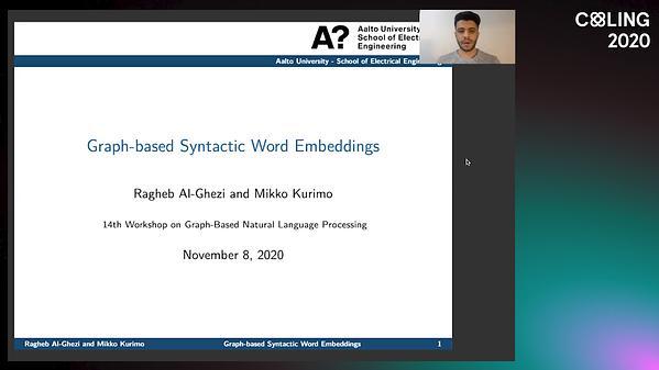 Graph-based Syntactic Word Embeddings