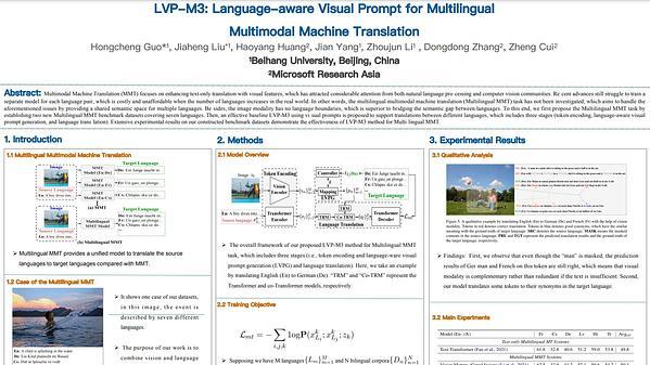 LVP-M3: Language-aware Visual Prompt for Multilingual Multimodal Machine Translation