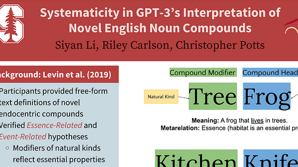 Systematicity in GPT-3's Interpretation of Novel English Noun Compounds