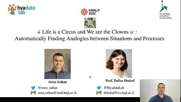 Life is a Circus and We are the Clowns: Automatically Finding Analogies between Situations and Processes
