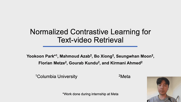 Normalized Contrastive Learning for Text-Video Retrieval