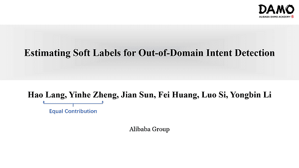 Estimating Soft Labels for Out-of-Domain Intent Detection