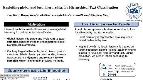 Exploiting Global and Local Hierarchies for Hierarchical Text Classification