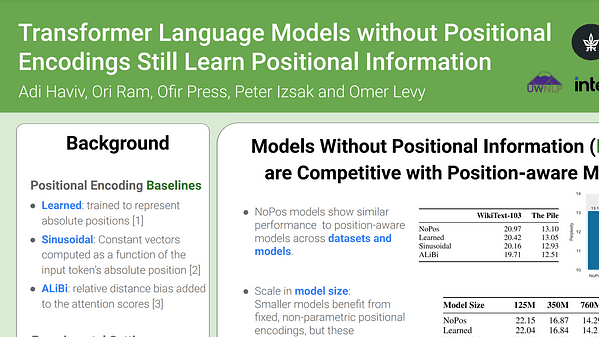 Transformer Language Models without Positional Encodings Still Learn Positional Information