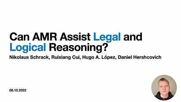 Can AMR Assist Legal and Logical Reasoning?