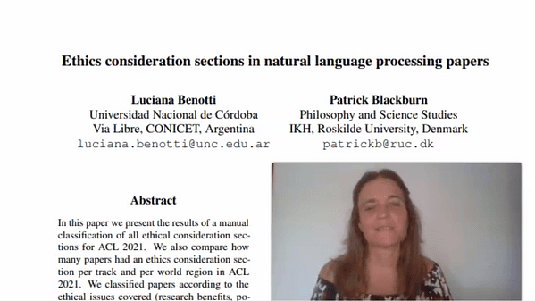 Ethics consideration sections in natural language processing papers