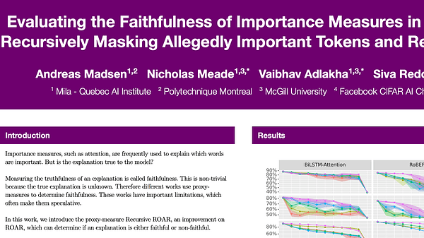 Evaluating the Faithfulness of Importance Measures in NLP by Recursively Masking Allegedly Important Tokens and Retraining