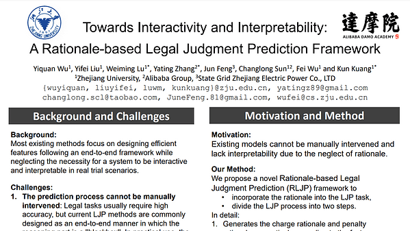 Towards Interactivity and Interpretability: A Rationale-based Legal Judgment Prediction Framework