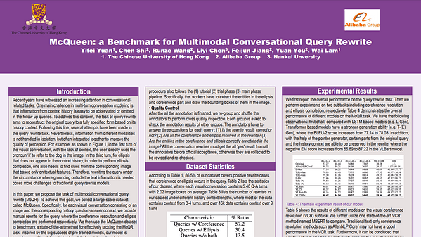 McQueen: a Benchmark for Multimodal Conversational Query Rewrite