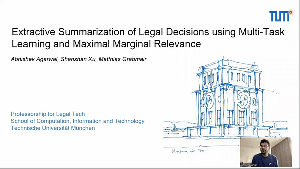 Extractive Summarization of Legal Decisions using Multi-task Learning and Maximal Marginal Relevance