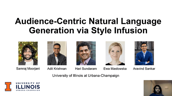 Audience-Centric Natural Language Generation via Style Infusion