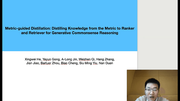 Metric-guided Distillation: Distilling Knowledge from the Metric to Ranker and Retriever for Generative Commonsense Reasoning